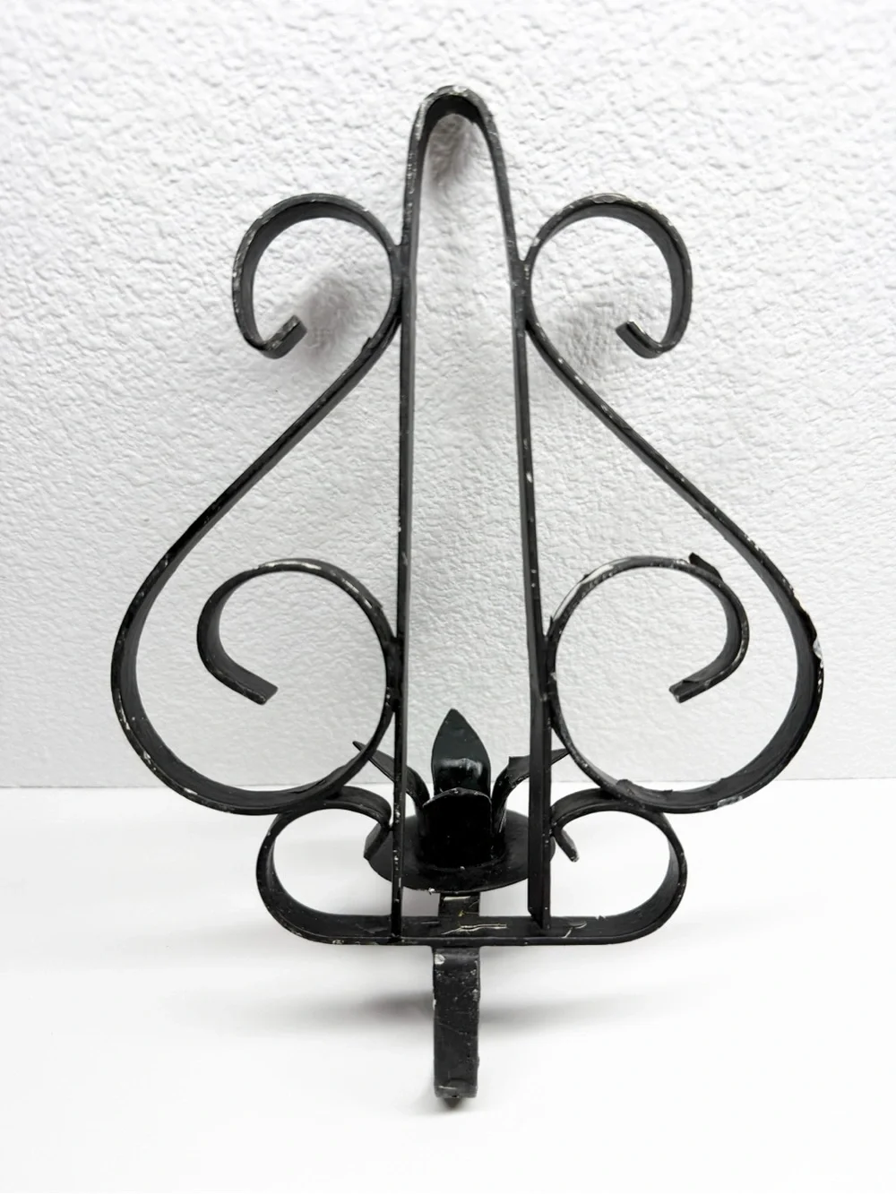 Wrought Iron Taper Candle Sconces